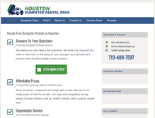 Tablet Screenshot of dumpsterrentalhoustontx.org